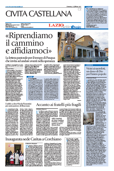 Avvenire - pagina diocesana del 21/02/2021